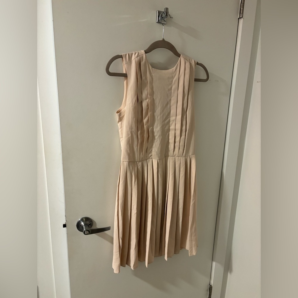 Light pink pleated dress HM (size small)